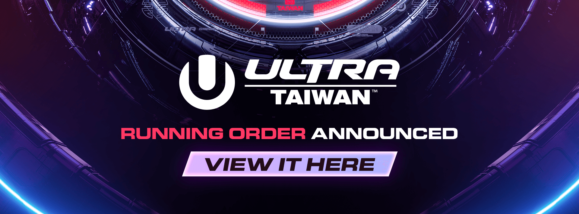 Ultra Taiwan 2025 Running Order
